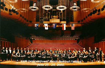 2003 Cal Poly Wind Ensemble Sydney Tour